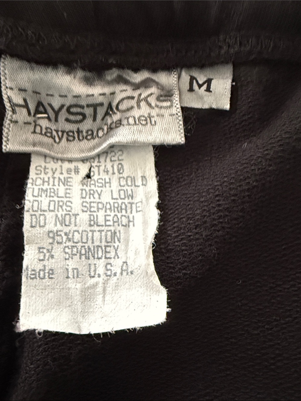 Black Haystacks Wide Leg Pocket Pants - Picture 2 of 2